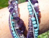 Violet Enchantress Multi-Strand Necklace by Diana