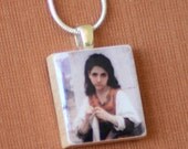 CLEARANCE - Scrabble Tile Pendant - Tricoteuse