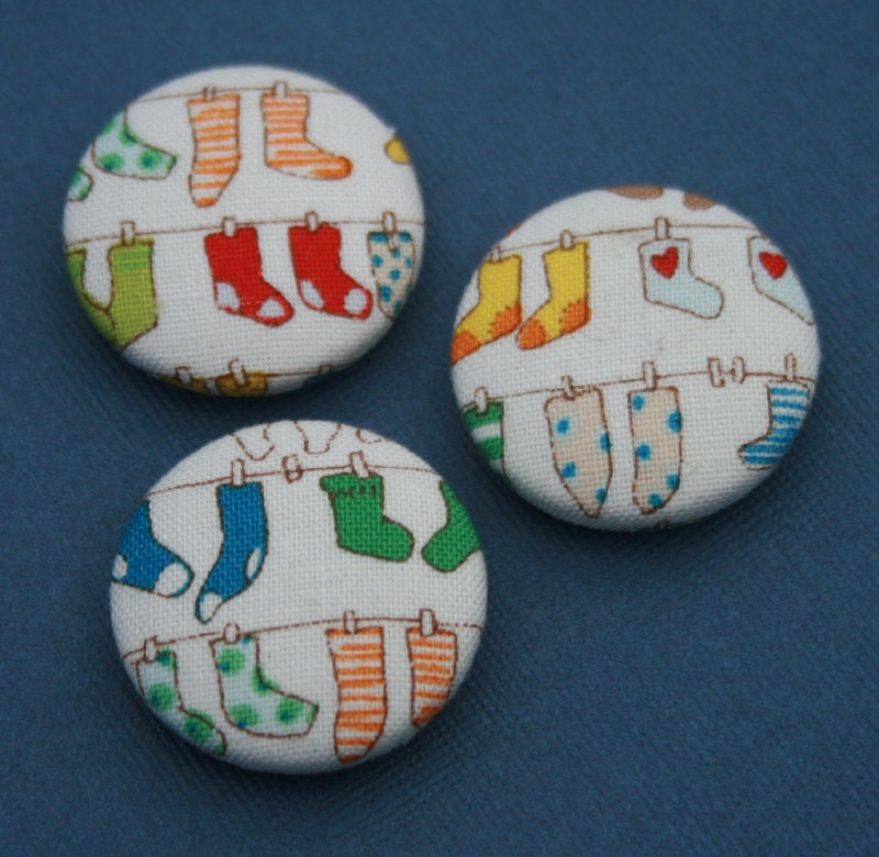 Magnets - Clothesline Socks - Set of 3