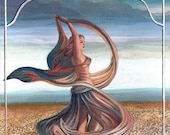 Dance of the Seven Veils - Bellydance Goddess 8x10 Print