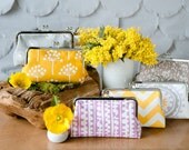 Bridal Clutch - Wedding Purse - Bridesmaid Gift - XL Frame Clutch