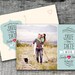 Save The Date Wedding Announcement Postcard Design - DIY Printables