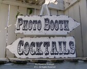 DIRECTIONAL WEDDING ARROW, Reception, Wedding, Ceremony, Photo Booth, 24x7.5