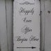 HAPPILY EVER AFTER Begins Here Sign, Vintage Wedding Sign