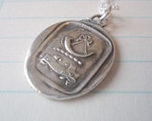 Spero Wax Seal Necklace -  I Hope