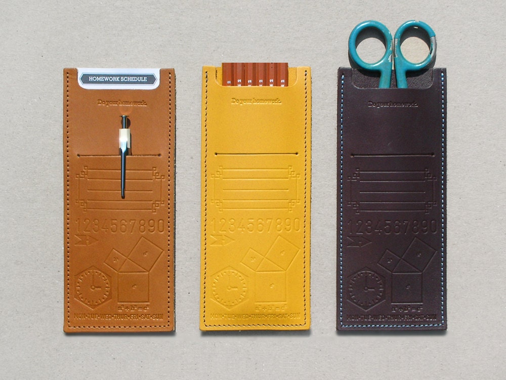 Homework Pencil/Schedule Pocket