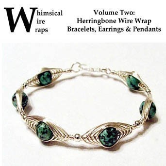 Herringbone Wire Wrap Wrapped Bracelet Pendant Earrings and Jewelry Instructional Technique Tutorial DVD