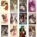 25000 Vintage Images 4 Polymer Clay Scrabble Glass Domino Tile Photo Image Picture Transfer Pendant DVD