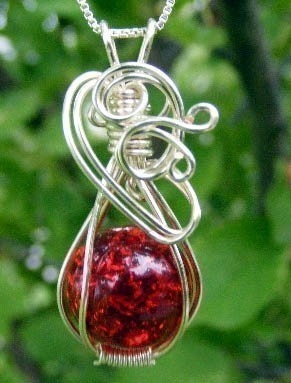 Interchangeable Wire Wrap Wrapped Fried Marble Pendant Jewelry Instructional Technique Tutorial DVD