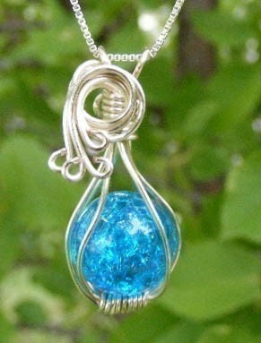 Interchangeable Wire Wrap Wrapped Fried Marble Pendant Jewelry Instructional Technique Tutorial DVD