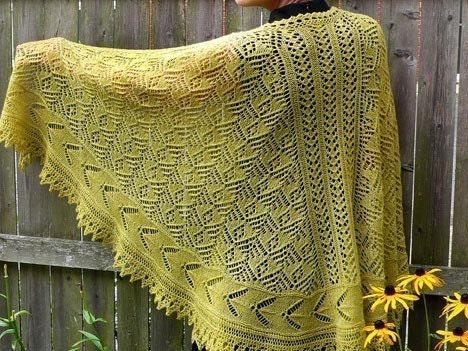 Knitted Lace Shawl | eBay