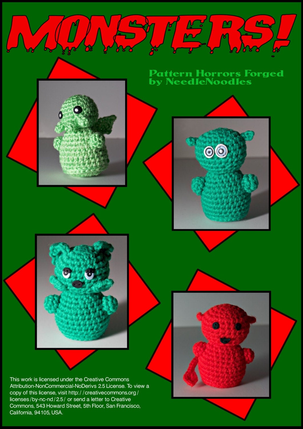 Amigurumi Monster Pattern Collection PDF