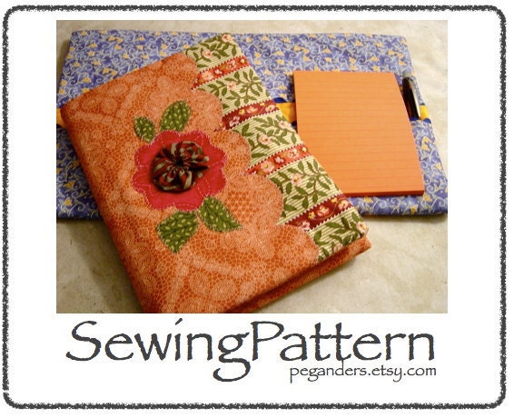 Simpler Time Note Holder sewing pattern  instant downloading