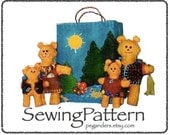 toy Bears in a Bag pattern  instant downloading