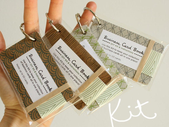 KIT - Business Card Book Kit and Instructions