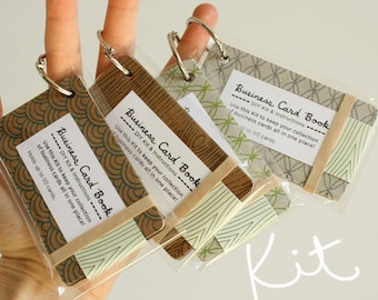 KIT - Business Card Book Kit and Instructions