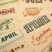 Tag Calendar - 12 Month Perpetual Calendar