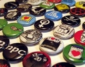 5 BUTTONS 1 inch  Over 70 designs