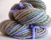 Hand Painted Handspun Superfine Organic Merino Wool Yarn