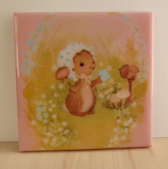 Mouse Mail Tile Coaster