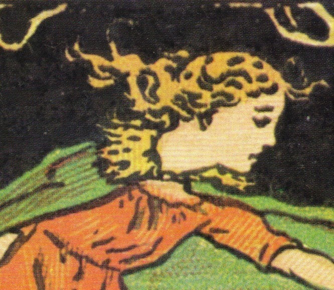March by Kate Greenaway--Green Tiger Press Vintage Postcard 5 x 7