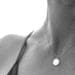 Hand Hammered Sterling Silver Necklace - Small Pool