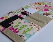 Stationery, Moleskine Journal, Day Planner, Notepad, Coupon, Passport Organizer for Purses- In Touch Clutch (tm) in Garden