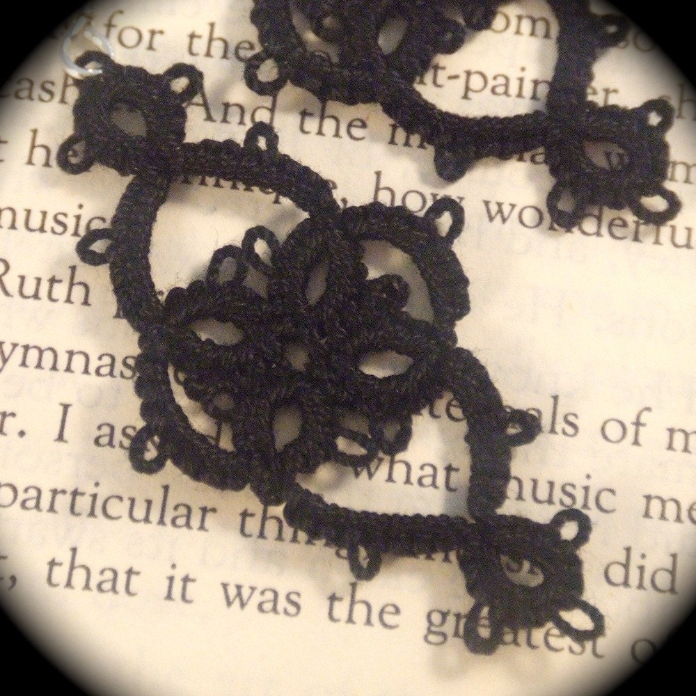 Tatted Lace Earrings - Victoriana