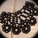 Portrait of an Ankle Corset - Tatted Lace Accessories