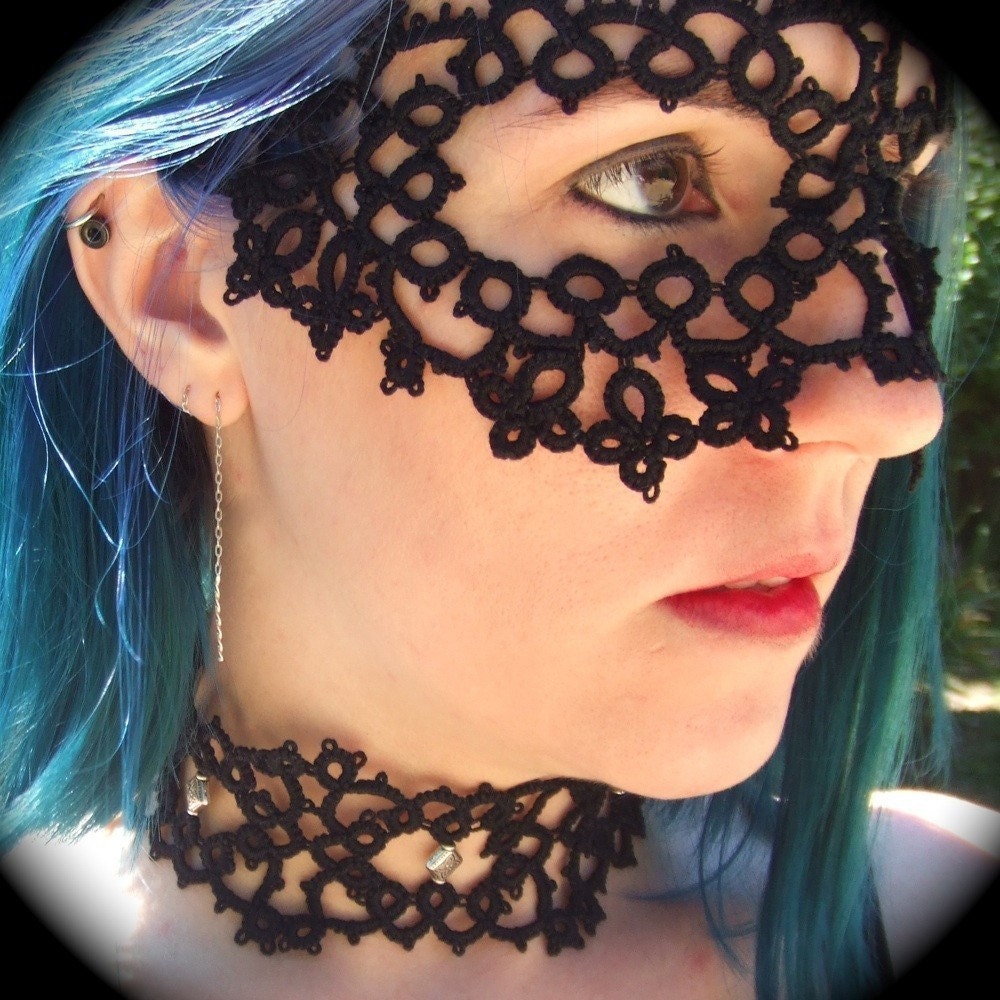 Tatted Lace Mask - Down In The Underground