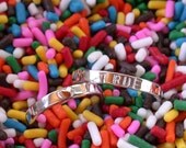 true love rose gold heart band