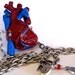 Heartbeat Hand sculpted Anatomical Heart Necklace