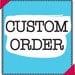 CUSTOM ORDER for KristieEgg