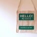HELLO Tote bag : Grassy Green