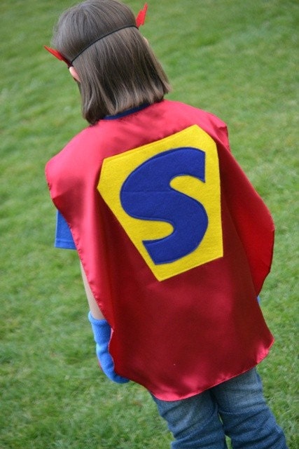 Kids Dress up Capes Custom Superhero Princess Cape with Mask