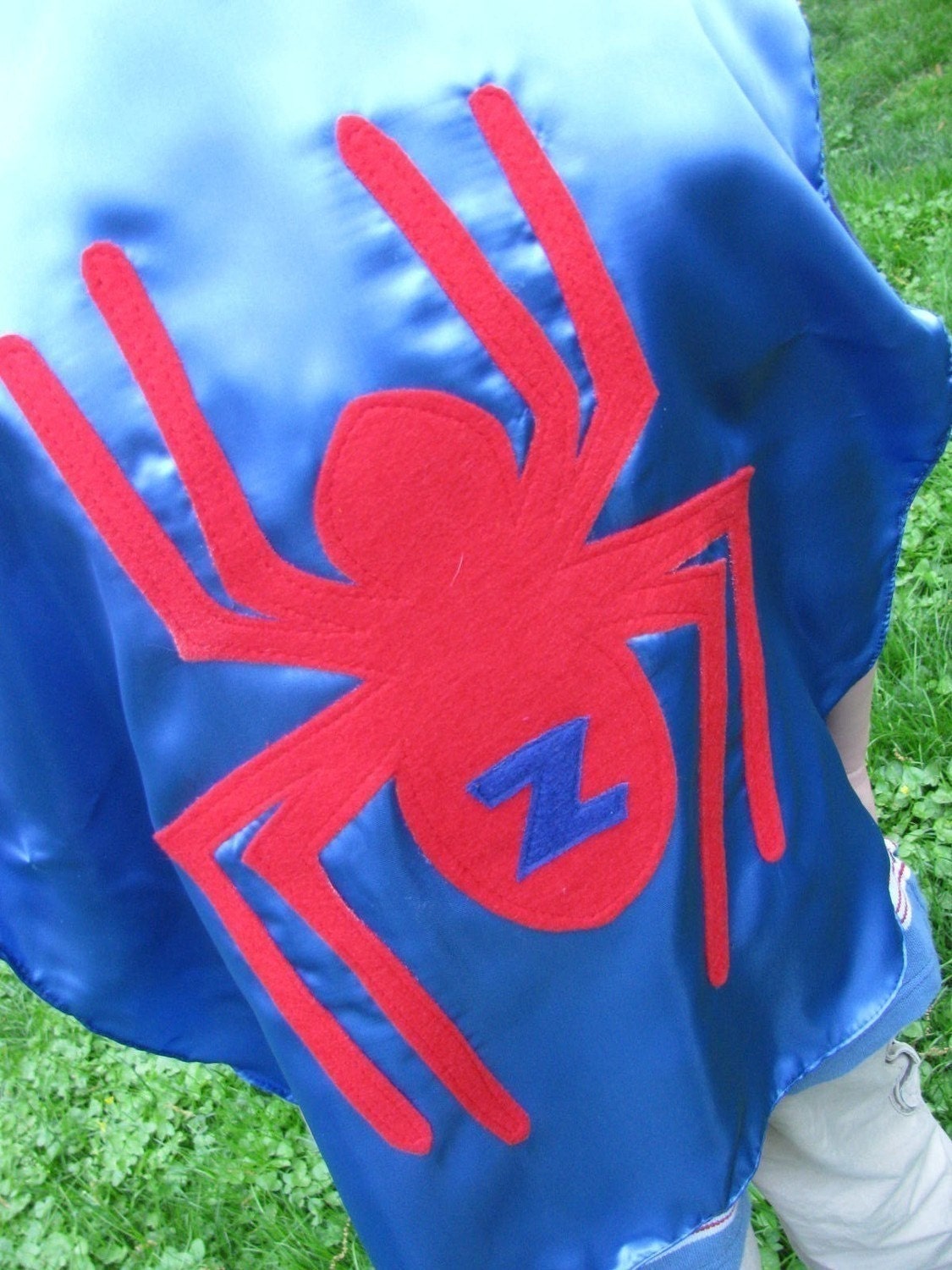 Childrens Capes Custom Spider superhero Kid Cape w/ intial Il_570xn
