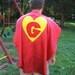 Superhero Pet Capes Custom Initial Dog Cat