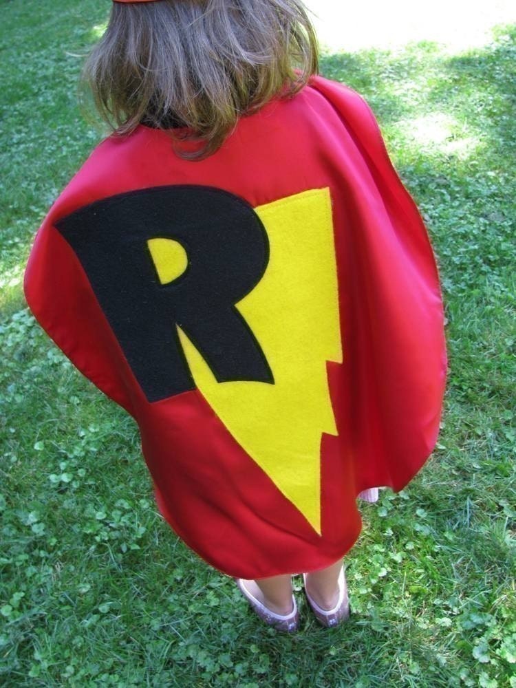 Childrens Capes Custom Personalized  Superman Kid Cape seen on GMA