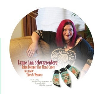 Polymer Clay Tutorial Instructional DVD Make Tiles and Veneers in Polymer Clay with Lynne Ann Schwarzenberg