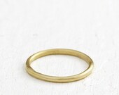 18k gold organic stacking ring, engagement ring, wedding band, eco friendly