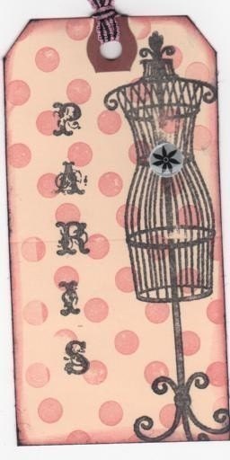 PARIS word unmounted rubber stamp altered art zNe polymer clay