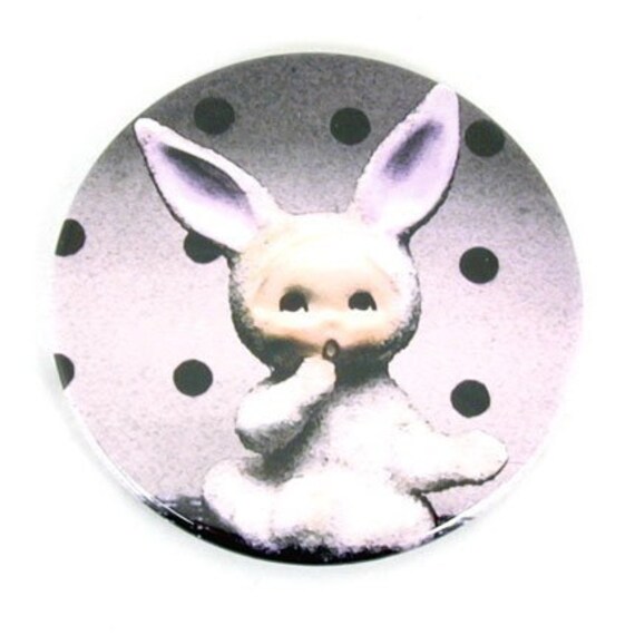 oops I did it again bunny child pocket mirror