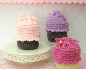Sale - Amigurumi Cupcake Purse Crochet Pattern Digital Download
