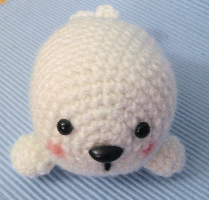 Amigurumi Pattern Crochet Baby Seal Digital Download