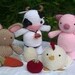 Sale - Amigurumi Patterns Crochet Farm Animal Pattern Set Digital Download
