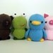Sale - Amigurumi Animal Friends Knit Pattern Set Digital Download