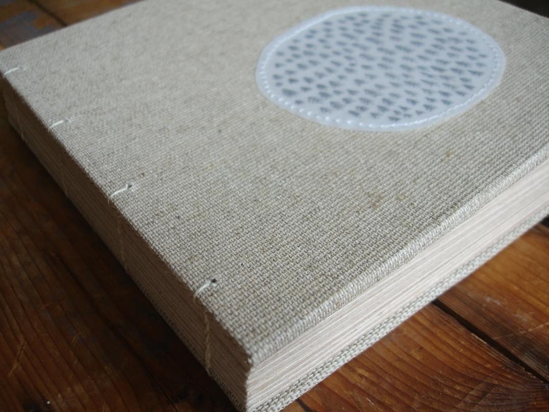 linen and pine handbound journal