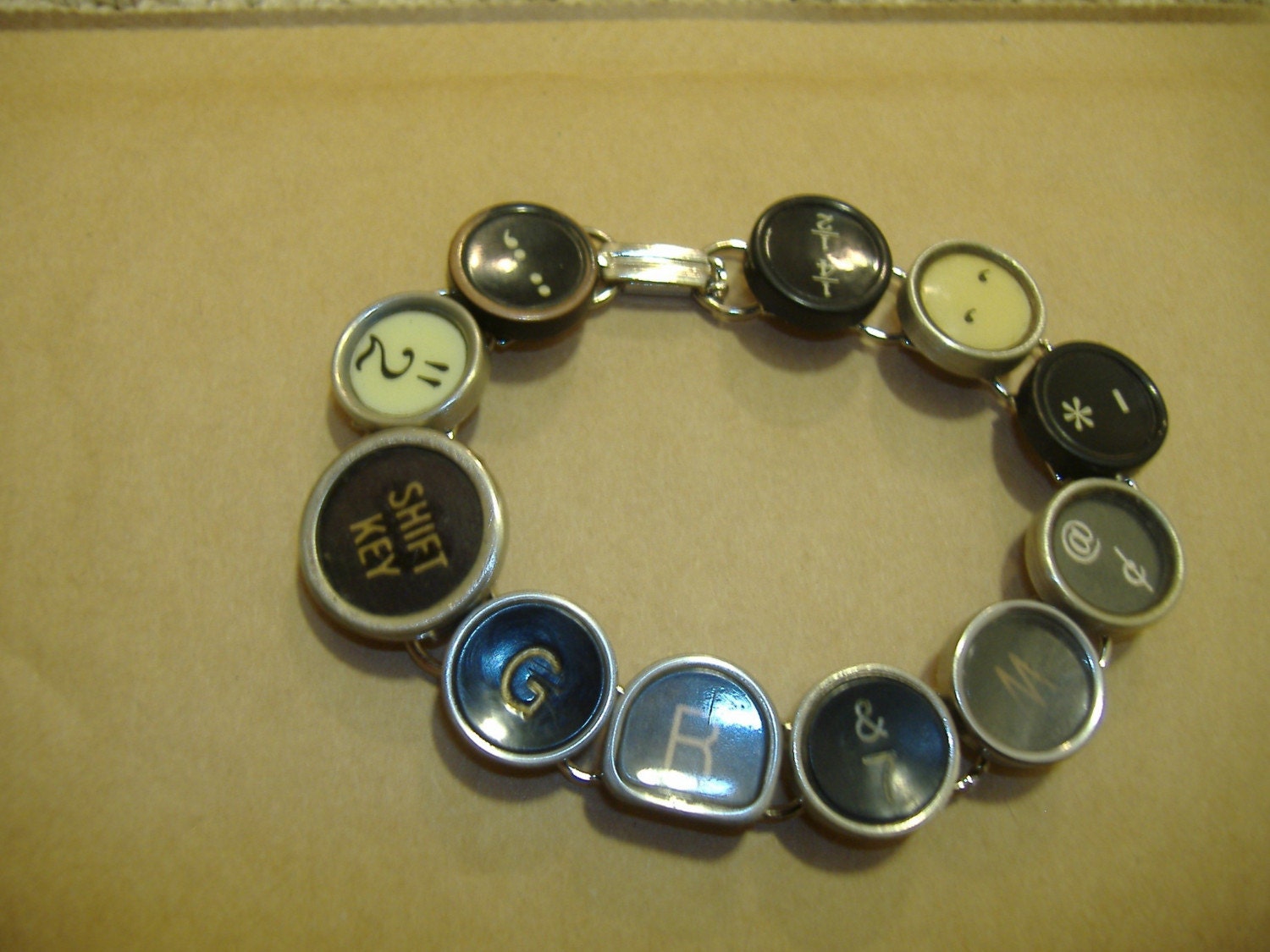 GRANDMA TYPEWRITER Key BRACELET New Design One Of A Kind Unique