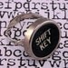 VINTAGE TYPEWRITER Key RING Custom Letter Initials Retro Fun Upcycled