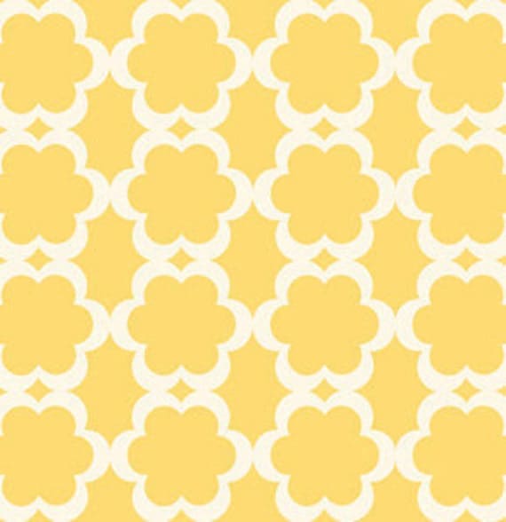 Dena Designs Fabric / Tarika in Yellow / Taza Collection / 3/4 Yard Cotton Quilt Fashion Fabric